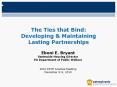 The Ties that Bind: Developing PowerPoint PPT Presentation