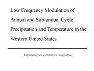 Low Frequency Modulation of