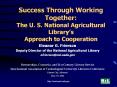 Success Through Working Together: The U. S. National Agricultural Library PowerPoint PPT Presentation