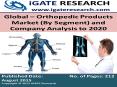 Global - Orthopedic Products Market (By Segment) and Company Analysis to 2020 PowerPoint PPT Presentation