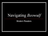 Navigating Beowulf