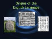 Origins of the English Language