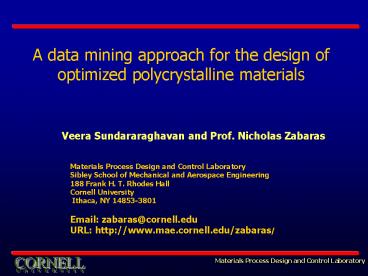 A data mining approach for the design of optimized polycrystalline materials