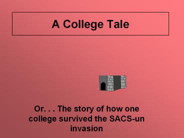 A College Tale