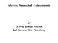 Islamic Financial Instruments PowerPoint PPT Presentation