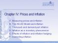 Chapter IV: Prices and Inflation PowerPoint PPT Presentation