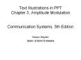 Text Illustrations in PPT Chapter 3. Amplitude Modulation PowerPoint PPT Presentation