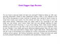 Gold Digger App System Review PowerPoint PPT Presentation