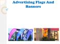 Various Indoor And Outdoor Advertising Flags And Banners PowerPoint PPT Presentation