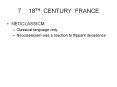 18TH CENTURY FRANCE PowerPoint PPT Presentation