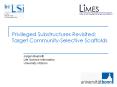 Privileged Substructures Revisited: Target Community-Selective Scaffolds PowerPoint PPT Presentation