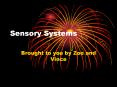 Sensory Systems PowerPoint PPT Presentation