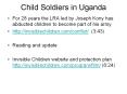 Child Soldiers in Uganda PowerPoint PPT Presentation