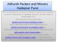 http://apackersandmovershadapsarpune.in or movers PowerPoint PPT Presentation