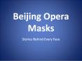 Beijing Opera Masks PowerPoint PPT Presentation