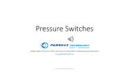 Pressure switches for Industrial Application