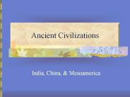 Ancient Civilizations