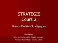 STRATEGIE Cours 2 PowerPoint PPT Presentation