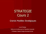 STRATEGIE Cours 2