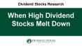 When High Dividend Stocks Melt Down PowerPoint PPT Presentation