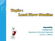 Load Flow Studies