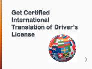 Get Certified International Translation of Driver’s License