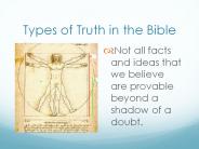 Types of Truth in the Bible