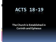 Acts 18-19