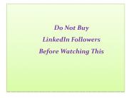 Increase LinkedIn Followers for More Visitors