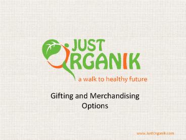 Organic Products (1)