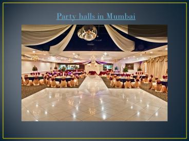 Party Halls in Mumbai