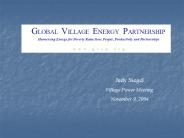Global Village Energy Partnership