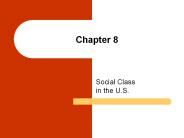 Social Class in the U.S.