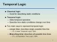 Temporal Logic PowerPoint PPT Presentation