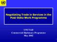 Negotiating Trade in Services in the Post-Doha Work Programme PowerPoint PPT Presentation