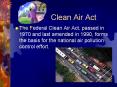 Clean Air Act PowerPoint PPT Presentation
