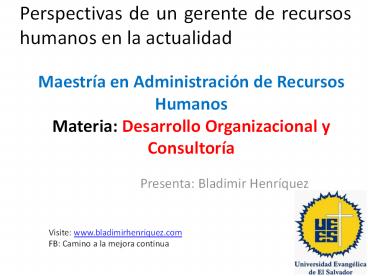 Perspectivas de un gerente de recursos humanos en la actualidad