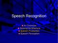 Speech Recognition PowerPoint PPT Presentation
