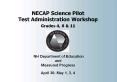 NECAP Science Pilot Test Administration Workshop Grades 4, 8 PowerPoint PPT Presentation