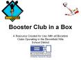 Booster Club in a Box PowerPoint PPT Presentation