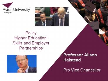 Policy Higher Education, Skills and Employer Partnerships
