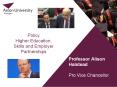 Policy Higher Education, Skills and Employer Partnerships PowerPoint PPT Presentation