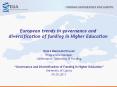 European trends in governance and diversification of funding in Higher Education PowerPoint PPT Presentation
