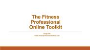 The Fitness Professional Online Toolkit