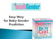 Easy Way for Baby Gender Prediction