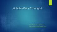 Allahabad Bank Chandigarh