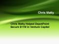 Chris Matty Helped DepotPoint Secure $11M in Venture Capital PowerPoint PPT Presentation