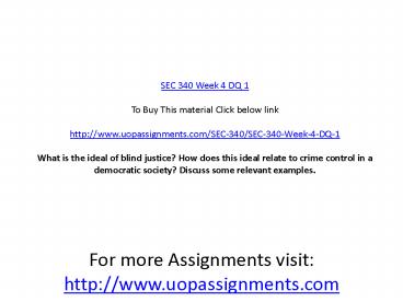 SEC 340 Week 4 DQ 1