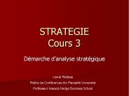 STRATEGIE Cours 3