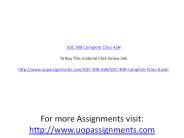 SOC 308 Complete Class ASH